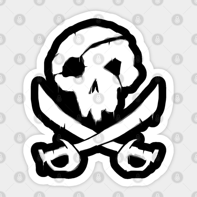 Jolly Roger Sticker by xartt